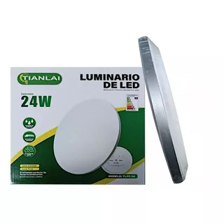 Plafon Luminario 24w/120w Sobreponer Contorno Aluminio