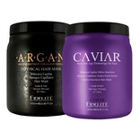 Baño De Crema Argan + Mascara Caviar Fidelite 1kg Nutricion