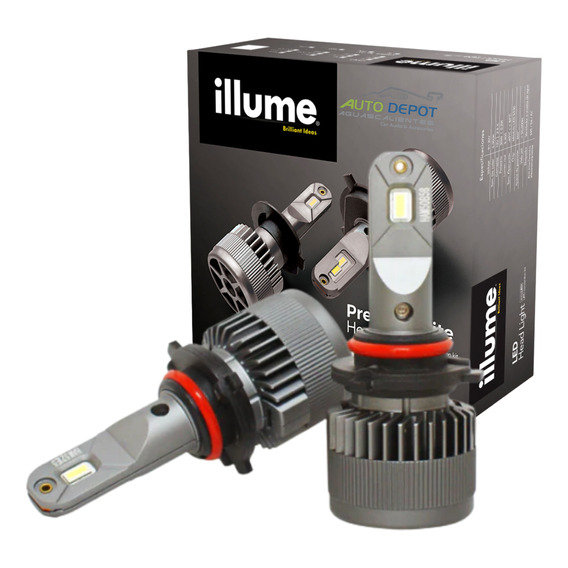 Focos Led Luces P/ Faros Illume Premium Lite H1 H7 H11 9006