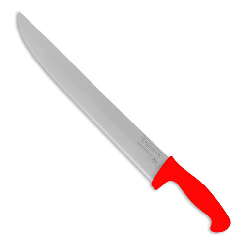 Cuchillo Bistecero Recto 14 Pulgadas Caledonia Cabir-14r Color Rojo
