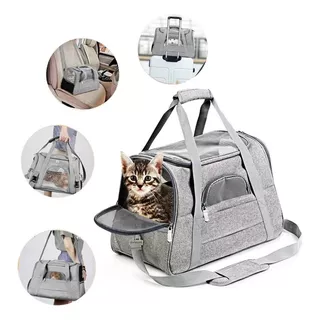Transportadora Para Gatos: Mochila Transpirable Ajustable