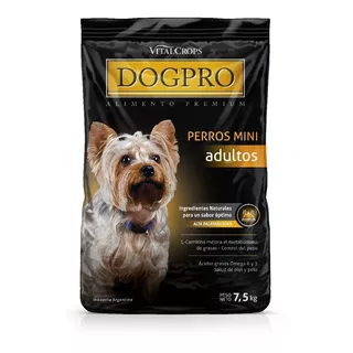 Balanceado Premium Dogpro Razas Mini 7,5 Kg