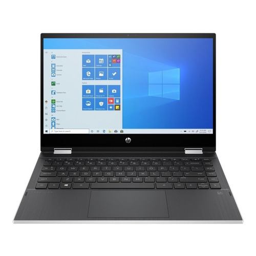 Ultrabook  HP Pavilion x360 14m-dw0013dx natural silver táctil 14", Intel Core i3 1005G1  8GB de RAM 128GB SSD, Intel UHD Graphics 1366x768px Windows 10 Home