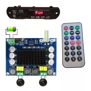 Modulo Mp3 Amplificado 120w  Combo  