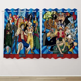 Cortina Infantil Temática 2,60x1,50 Mtrs One Piece