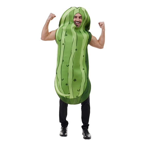 Disfraz De Halloween De Pepinos Para Adulto, Divertidos Trajes De Cosplay De Verduras