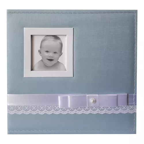 Álbum para bebés, 200 fotos, 10 x 15 pulgadas, con historia y notas en  color rosa bebé