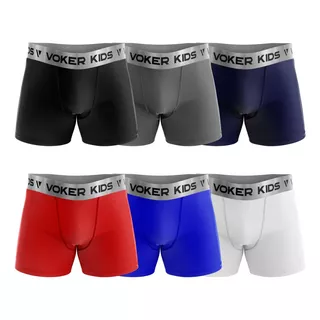 Kit 30 Cuecas Boxer Infantil Polo Voker Original Atacado