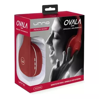 Audifonos Inalámbricos Ovala 5.0 Color Rojo Hs7408rd