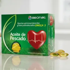Geonat Aceite De Pescado Omega 3 Colesterol X 60 Cápsulas Sabor No Sin Sabor