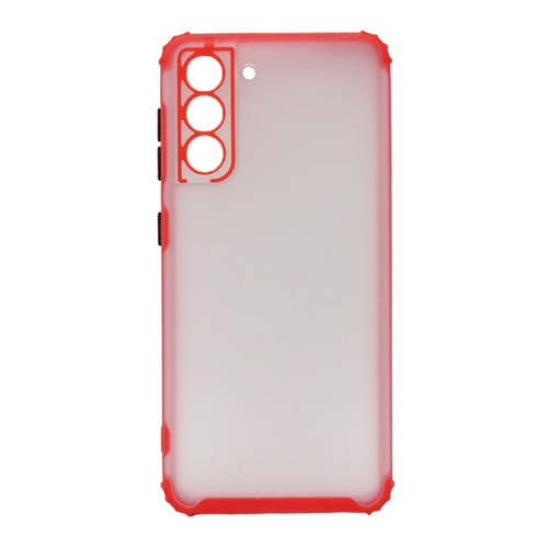 Carcasa Para Samsung Galaxy S21 Plus Tpu Reforzada - Cofolk Color Rojo Borde Borde Color