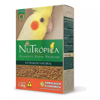 Alimento Extrusado Natural Para Calopsita - 1,5 Kg Nutrópica