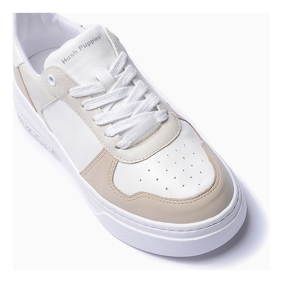 Zapatillas Murray 2.0 Hush Puppies De Mujer Blancas Y Beige