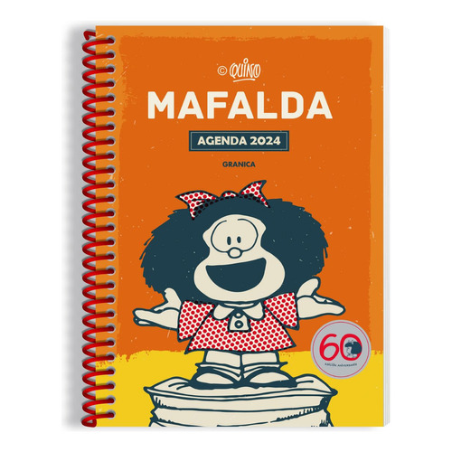 Mafalda 2024 Anillada Modulos Anaranjado
