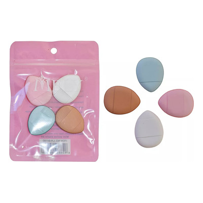 4u Mini Esponja Puff Para Dedos Corrector Base Maquillaje