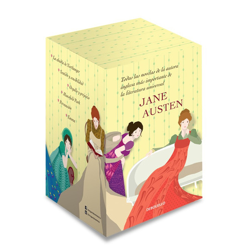 Paquete Jane Austen, de Austen, Jane. Serie Clásicos Editorial Debolsillo, tapa blanda en español, 2016