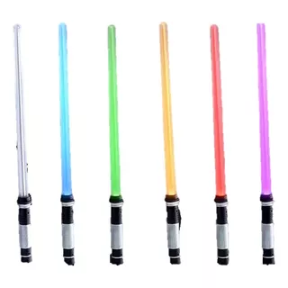 4 Sable Star Wars Espada Luz Color Sonido Disfraz Jedi Cospl