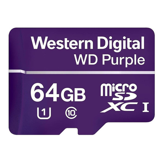 Tarjeta de memoria Western Digital WDD064G1P0A  WD Purple 64GB