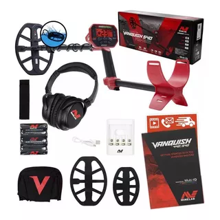 Detector De Metais Minelab Vanquish 540 Pro Pack Cor Preto-vermelho