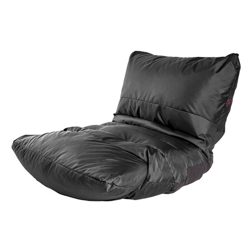 Sillon Puff Print Negro Këssa Muebles