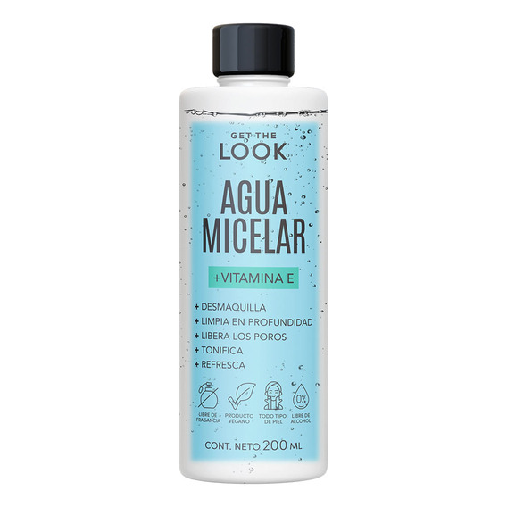 Agua Micelar Get The Look X 200 Ml