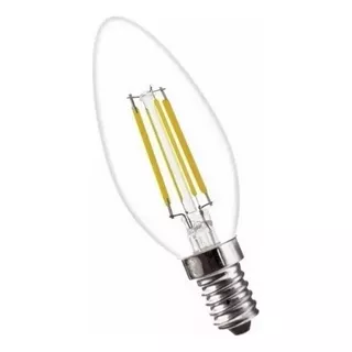 Lámpara Led Vintage Retro Deco Vela 4w E14 Luz Calida Yarlux