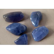 Piedra Calcedonia Azul Rolada Nro. 2