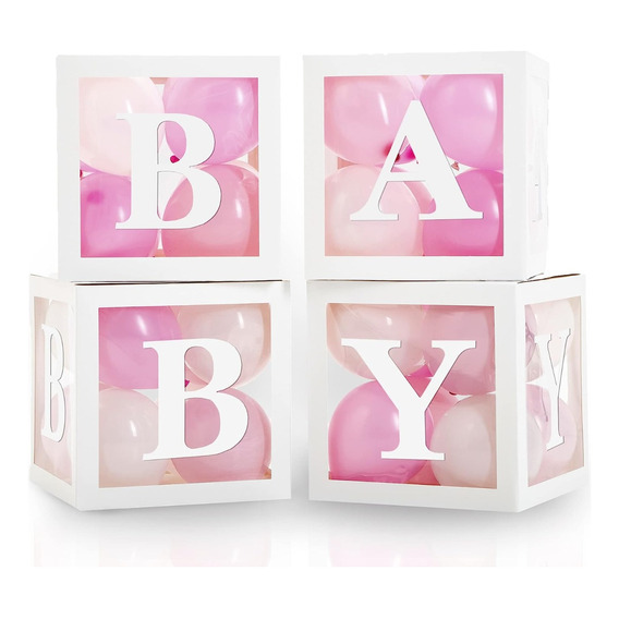 Cubos Decoración Baby Shower Boxes Cajas De Ducha Para Bebé