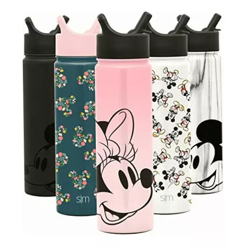 Termo botella de acero inoxidable estampado Minnie Mouse ©Disney