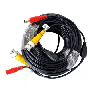 Cable Siames 30 Metros Con Conectores Cctv Videovigilancia