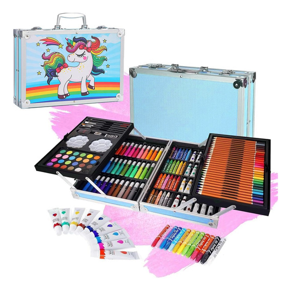 Set De Arte Profesional Dibujo,marcadores Lápices Lonk 145pc