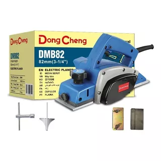 Escova Elétrica Profissional Dongcheng 82mm 500w, Cor Azul Claro