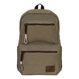 Mochila De Notebook Casual Urbana Em Lona Reforçada