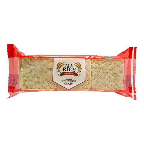 Galletas De Arroz All Rice - Con Sal (caja De 12 Unidades