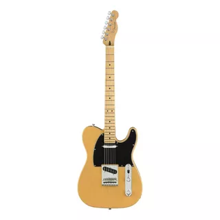 Guitarra Elétrica Fender Player Telecaster De  Amieiro Butterscotch Blonde Brilhante Com Diapasão De Bordo