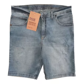 Bermuda Jean Elastizada Hombre Oferta Promo