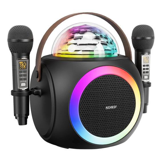 Bocinas Inalámbrico Portátil Con Micrófono Karaoke Bluetooth