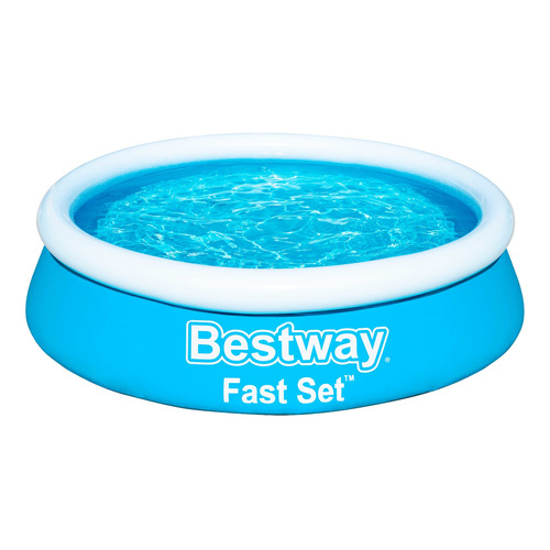 Pileta inflable redondo Bestway Fast Set 57392 Redonda 940L azul caja
