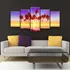 Marco decorativo Coconut Tree Island, 129 x 61 cm, sala de estar y dormitorio