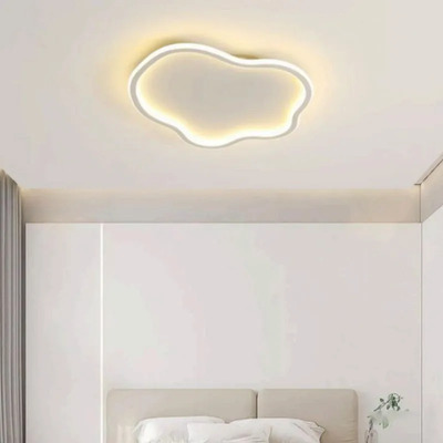 Plafón Led Dinámico Nube Luz Desing Iluminación Blanco Blanco