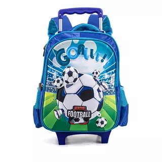 Mochila Con Carro Carrito Futbol Auto Dinosaurio Nene Varon