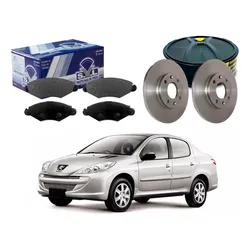  Kit Disco Pastilha Dianteiro 207 Passion 1.4 2008 A 2015
