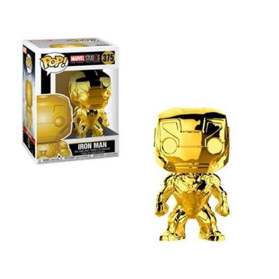 Figura de acción  Iron Man MS10 - Gold Chrome 33434 de Funko Pop!