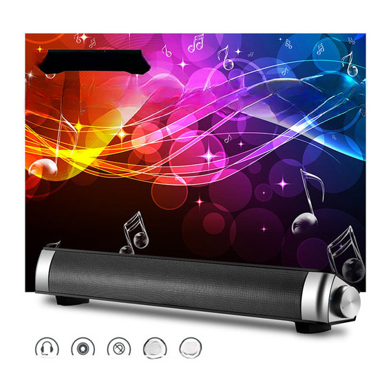 Elegiant Barra De Sonido Multimedia Usb Sistema De Altavoces