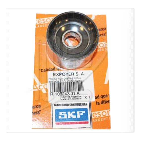 Polea Fija Distribucion C/ruleman  Skf Adapt Clio2/meg2/sce2