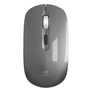 Mouse Sem Fio Recarregável M-w80gy Cinza - C3tech