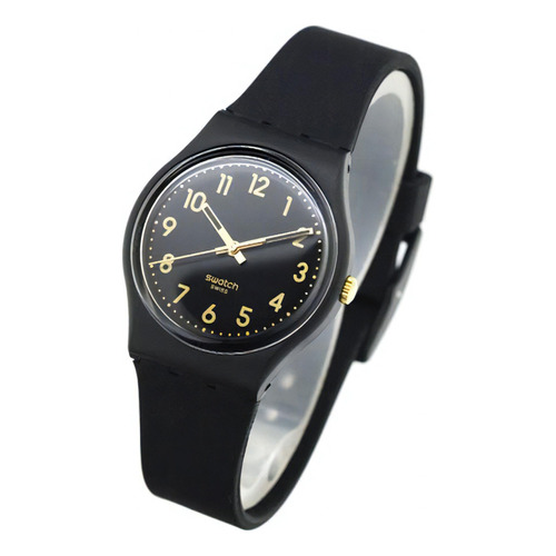 Swatch Gb274 Golden Tac Reloj Unisex De Malla De Silicona