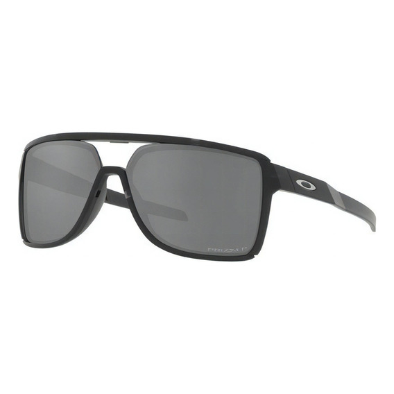 Lentes De Sol Oakley Castel Prizm Ajuste Ancho Para Hombre Color Negro Color de la lente Negro Color de la varilla Negro Color del armazón Negro Diseño Polarizado