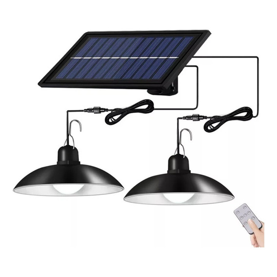 Ucgg Solar Luces Colgantes, Luz Colgante Solar De Doble C