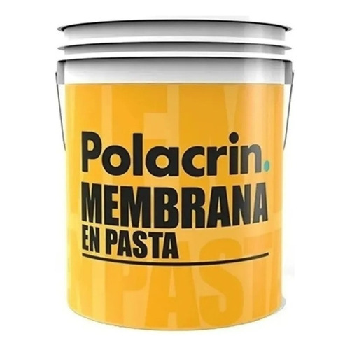 Polacrin Membrana En Pasta / Líquida X 20 Lts - Color Negro